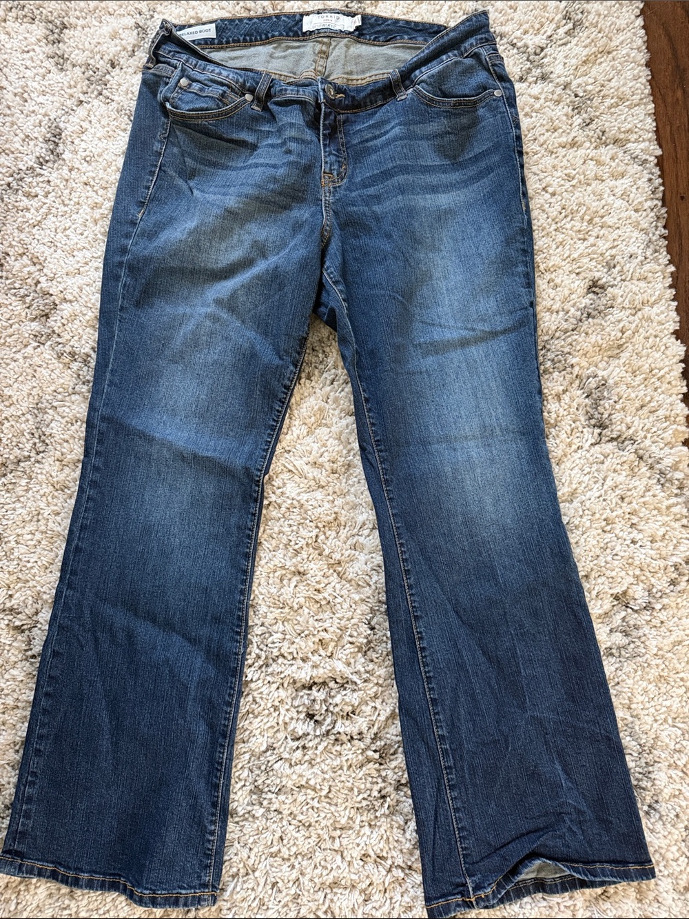 torrid Dark Blue Flare Jeans - Classic Wide Leg